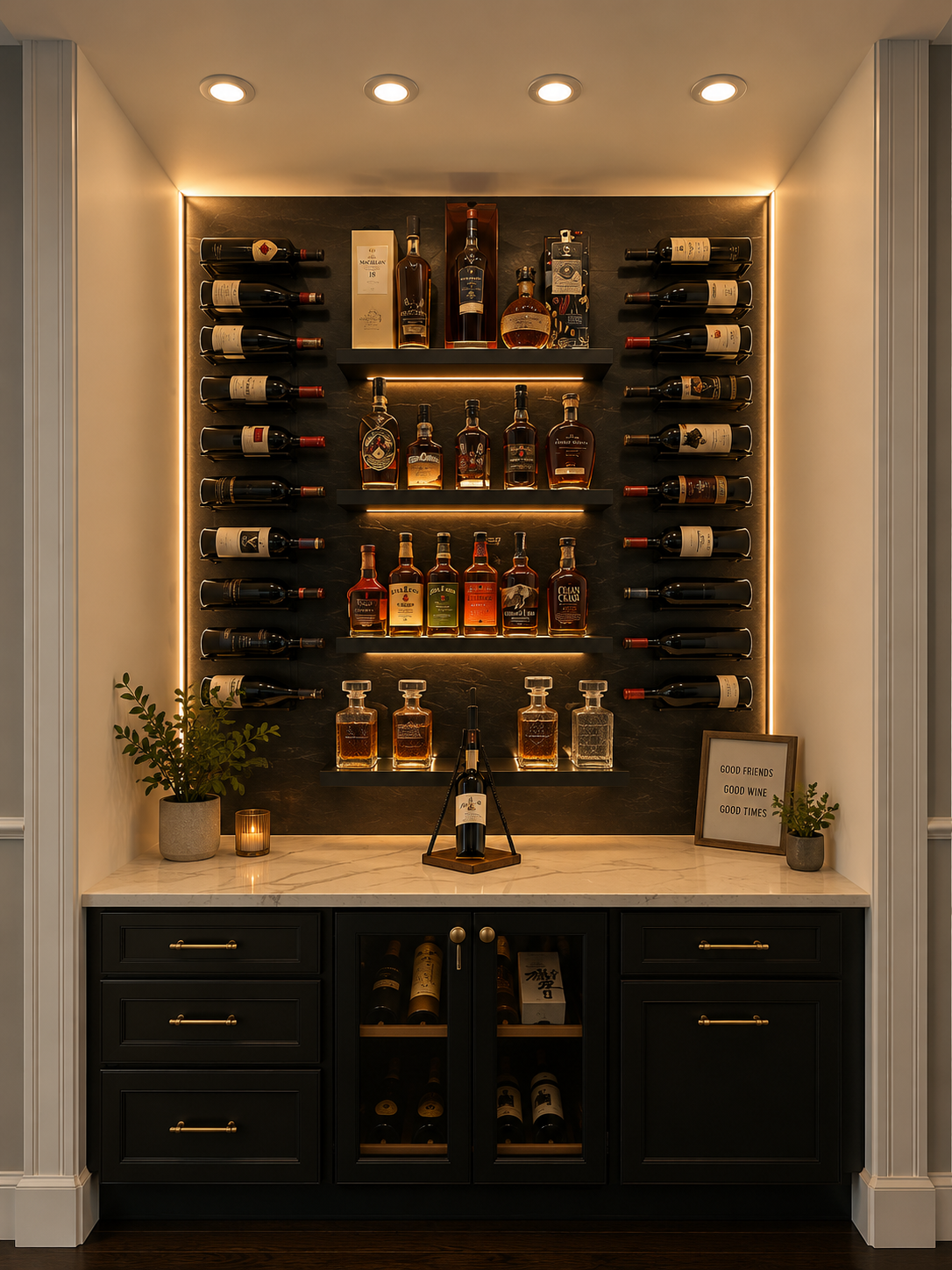 Wine and spirits display